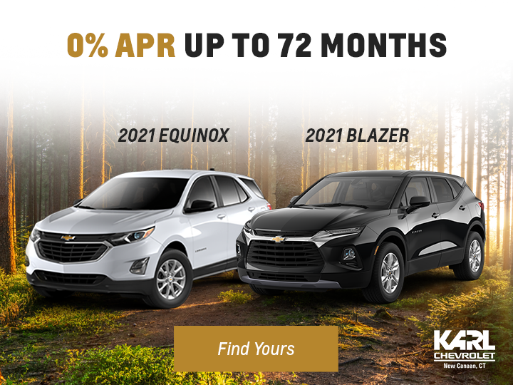 2021 Equinox and Blazer 0% up to 72 Months